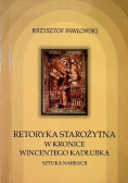 Retoryka starożytna w kronice Wincentego Kadłubka