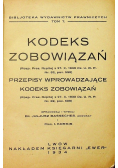 Kodeks Zobowiązań 1934r.