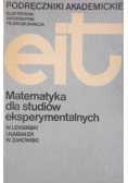 Matematyka dla studiów eksperymentalnych