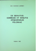 De servitiis communi et minutis episcoporum poloniae