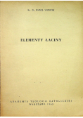 Elementy Łaciny