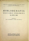 Bibliografia historii polskiej za rok 1966