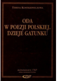 Oda w poezji polskiej Dzieje gatunku