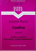 Analiza matematyczna Tom 71 Analiza Część 3