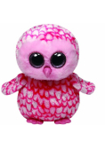 Beanie Boos Pinky - różowa sowa średnia