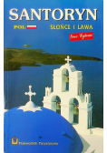 Santoryn Słońce i lawa