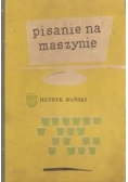 Pisanie na maszynie