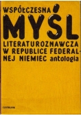 Współczesna myśl literaturoznawcza w republice federalnej Niemiec antologia