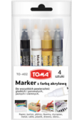 Marker akrylowy 4 kolory