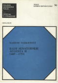 Rady senatorskie Augusta II
