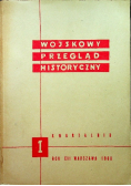 Wojskowy przegląd historyczny rok XIII Nr 1