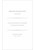 Miracles and Idolatry