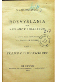 Rozmyślania dla kapłanów i kleryków 1923 r.