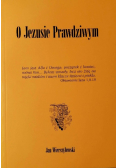 O Jezusie prawdziwym