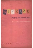 Wiersze, wybór dla przedszkoli