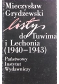 Listy do Tuwima i Lechonia 1940 - 1943)