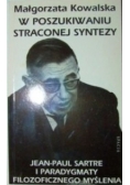 W poszukiwaniu straconej syntezy