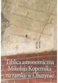 Tablica astronomiczna Mikołaja Kopernika na zamku w Olsztynie