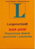 Język polski Kieszonkowy słownik synonimów i antonimów