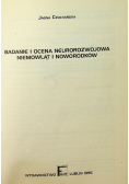 Badanie i ocena neurorozwojowa niemowląt i noworodków