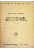 Skrypt do nauki języka Tureckiego Część 1