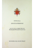 Instrukcja Dignitas Personae