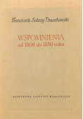 Dmochowski Wspomnienia od 1806 do 1830 roku