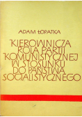 Kierownicza rola partii komunistycznej