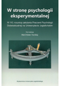 W stronę psychologii eksperymentalnej