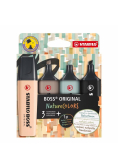 Zakreślacz Boss Original Naturecolors 4szt