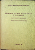 Archiwum Główne Akt Dawnych w Warszawie