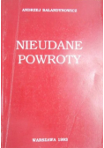Nieudane powroty
