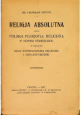 Religia absolutna, 1927 r.