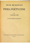 Pisma poetyckie