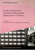 Studia empiryczne nad komunikowaniem politycznym w Polsce