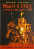 Prawda o bitwie z Mongołami pod Legnicą w 1241
