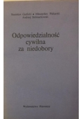 Odpowiedzialność cywilna za niedobory