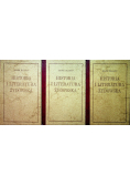 Historia i literatura żydowska Tom I do III Reprint z 1925 r.