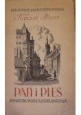 Pan i pies. 1949 r. Antyk