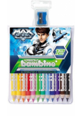 Kredki bambino w oprawie drewnianej 12 kolorów Max Steel