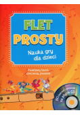 Flet prosty Nauka gry dla dzieci z płytą CD