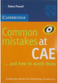 Common mistakes CAE
