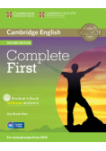 Complete First Student's Book without answers + CD