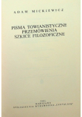 Mickiewicz Dzieła Tom 13 Pisma towianistyczne przemówienia szkice filozoficzne