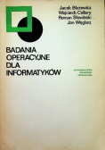 Badania operacyjne dla informatyków