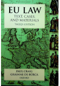 Eu law text cases and materials