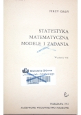 Statystyka matematyczna. Modele i zadania