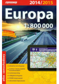 Europa atlas samochodowy 1:800 000