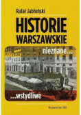 Historie warszawskie nieznane wstydliwe