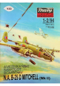 Mały modelarz Miesięcznik Ligi Obrony Kraju dla Młodzieży Nr 1 i 2 / 94  Amerykański samolot bombowy N A B - 25 D Mitchell
